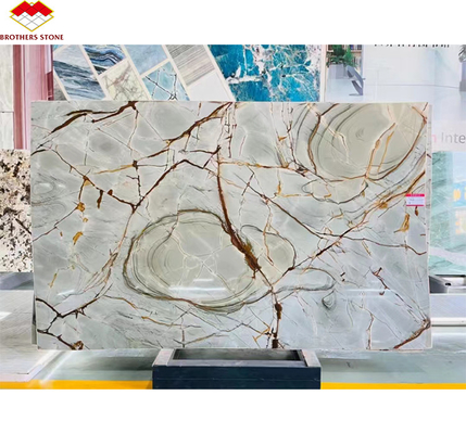 Blauw Roma Quartzite Grote plaat Geschikt voor Hotel Interieur Wand en Keuken Borden