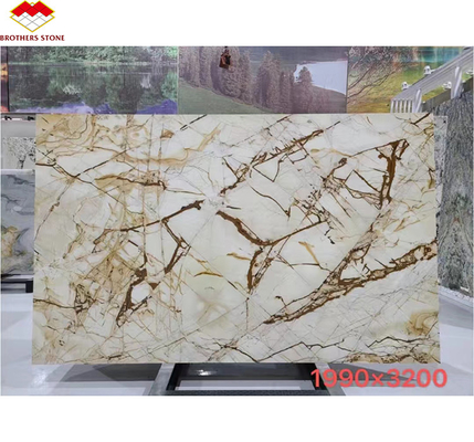 Blauw Roma Quartzite Grote plaat Geschikt voor Hotel Interieur Wand en Keuken Borden