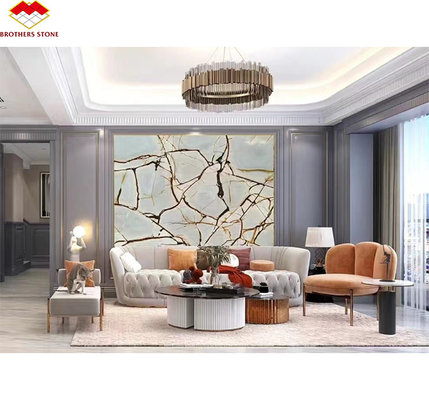 Blauw Roma Quartzite Grote plaat Geschikt voor Hotel Interieur Wand en Keuken Borden