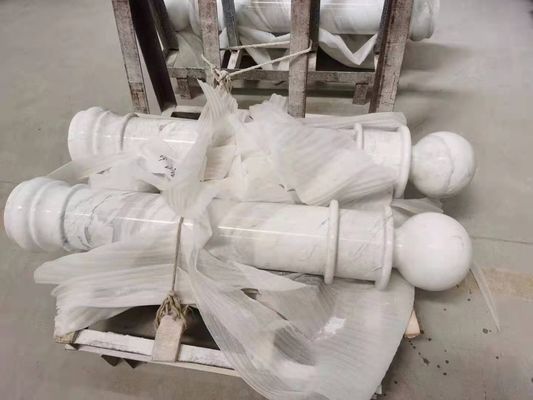 Goed marmeren steen handrail balustrade ontwerp voor veranda en balkon FOB/CNF leveringsvoorwaarden