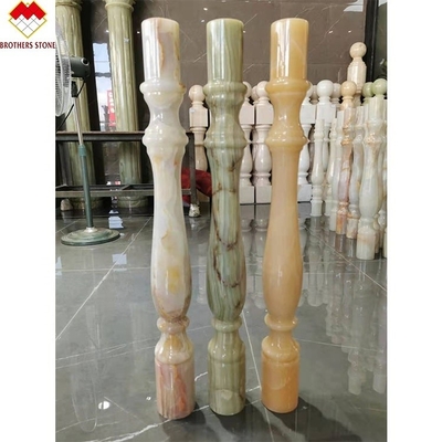 Hotel of villa op maat Wit marmer Alabaster Trap Baluster Moderne design stijl