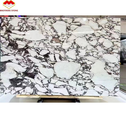Natuurlijke Italiaanse Calacatta Viola marmeren platen voor moderne keuken countertop en binnenmuur