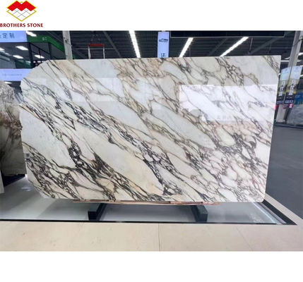 Natuurlijke Italiaanse Calacatta Viola marmeren platen voor moderne keuken countertop en binnenmuur