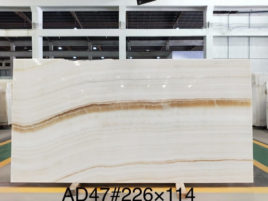 Hoogglanzige ontwerper houten onyx aanrecht tafel met /- 1 mm dikte tolerantie