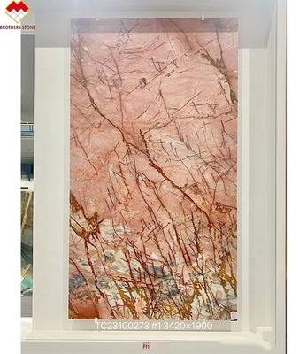 Moderne design Doorzichtige roze kwartsitsteen Ideaal voor aan tafel en aan tafel