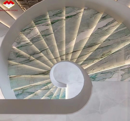 Kunstmatige stenen trapmateriaal Modern ontwerp Luxe binnenshuis niet-glijvloertegels