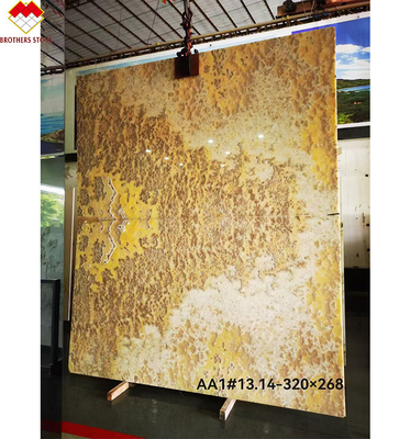 Droomende groene jade marmer onyx plaat voor villa tafeltop aan tafel en wandpaneel vloer