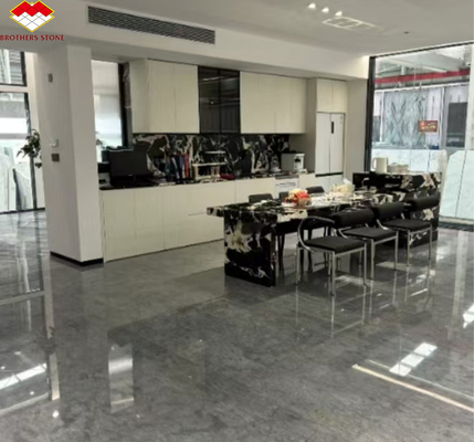 Gepolijst Napoleno Zwart Marmer Glanzend Steen voor Hotel Villa Lang Muur Panel Floor Tile
