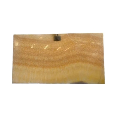 Moderne design Translucent Onyx Beige Marmer Geel Honing Onyx Slab voor Villa Table Top