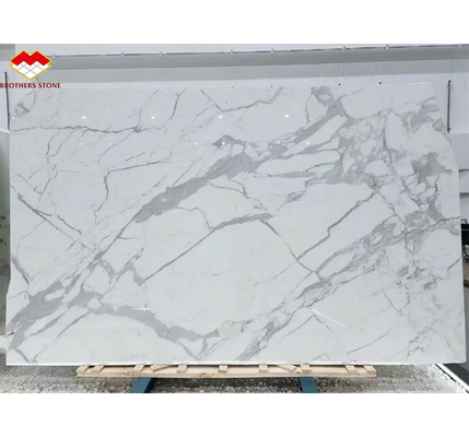 Moderne design Italië Wit Calacatta Marmeren plaat voor keuken countertop en wandpaneel