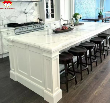 Moderne design Italië Wit Calacatta Marmeren plaat voor keuken countertop en wandpaneel