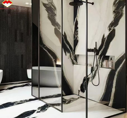 Moderne design stijl Panda wit marmer Verhoog uw hotel muur vloer en trappen tegels