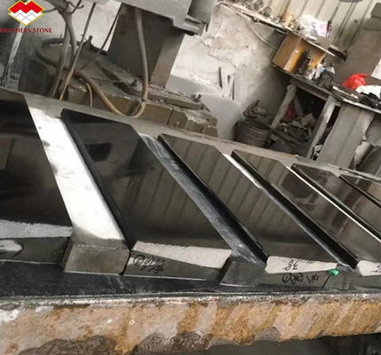Moderne ontwerpstijl Shanxi Zwarte granieten blokken 18 mm dik Absolute Zwarte granieten plaat