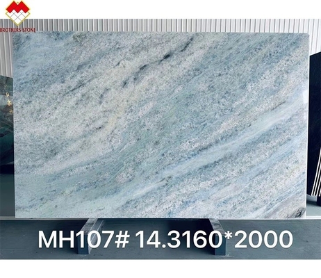 FOB Trade achtergrondverlichting Blauw Roma Quartzite Slab Ideaal voor een vanity countertop in Brazilië