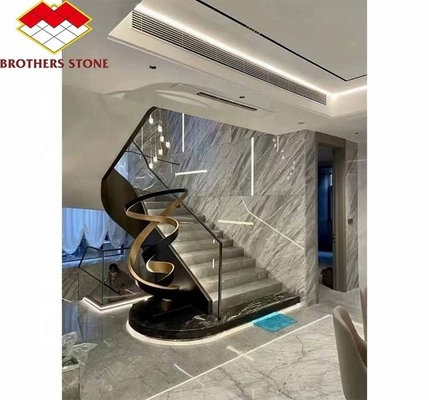 Calcite Marmersteen Luxe gepolijste randen voor woonkamer Muur Backsplash vloeren