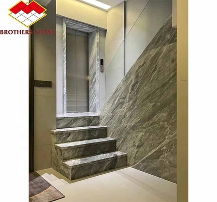 Calcite Marmersteen Luxe gepolijste randen voor woonkamer Muur Backsplash vloeren