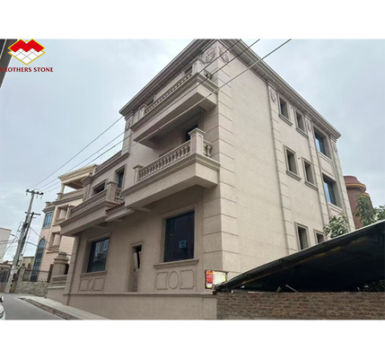 Vlammen Chinees Modern Granit Materiaal Muretto Steen voor Villa Gebouw Muurbekleding