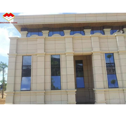 Vlammen Chinees Modern Granit Materiaal Muretto Steen voor Villa Gebouw Muurbekleding