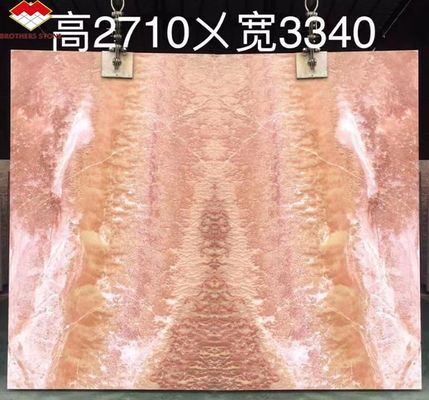 Moderne design gepolijst marmeren boekenmatch tegel Custom achtergrondverlichting Red Dragon Jade Onyx muur