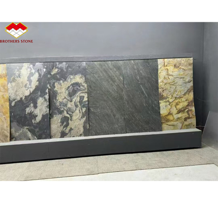 Translucent flexibele stenen platen voor modern interieurontwerp