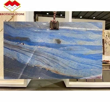 Direct verkopen Honed Azul Imperial Slab Blue Sky Quartzite Grand Skylight Marble Tile