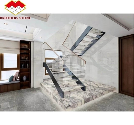 Marmeren trappen en steigertegels Moderne Europese stijl voor interieurontwerp in natuursteen