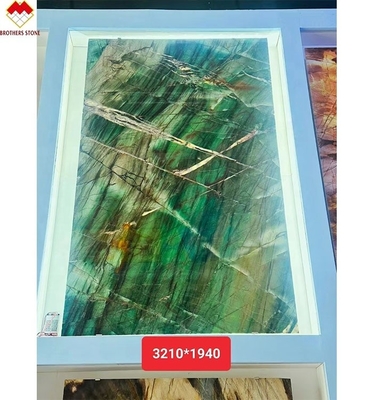 18 20 mm dik Fuchsite Crystal Green Luxury Royal Emerald Green Quartzite werkbanken