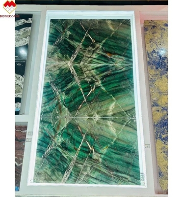 18 20 mm dik Fuchsite Crystal Green Luxury Royal Emerald Green Quartzite werkbanken