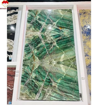 18 20 mm dik Fuchsite Crystal Green Luxury Royal Emerald Green Quartzite werkbanken