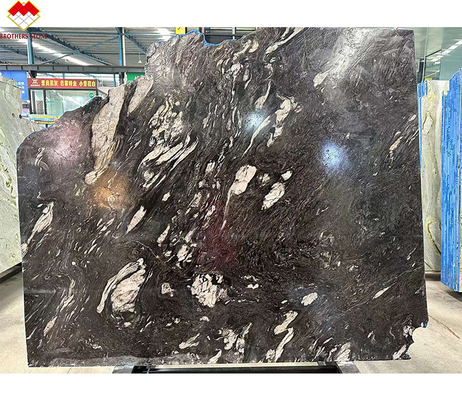 Component Lavabo Gepolijst Zwart Quartzite Vanity Top voor Eind Badkamer Ontwerp in Brazilië