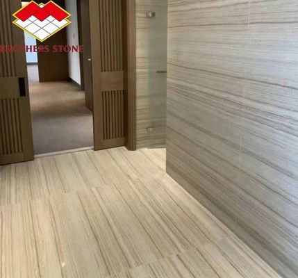 Ingenieurswerk vloerwandpanelen/planken in grijs hout granenmarmer voor een aangepaste stijl