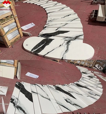 Innenwascomponent Niet-glijdende gesinterde steenspiraaltrappen met matte/gepolijste afwerking