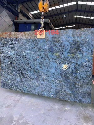 Grote plaat gepolijst glanzend Labradorite Blauw Granit Borden en Eiland Tafel Ontwerp