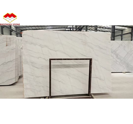 Gepolijste Guangxi witte marmer steengroeve Modern natuurblok voor hotel interieur decoraties