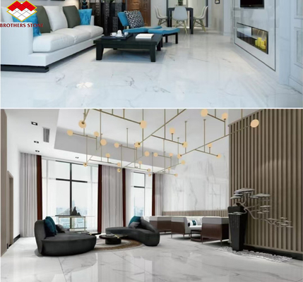Gepolijste Guangxi witte marmer steengroeve Modern natuurblok voor hotel interieur decoraties