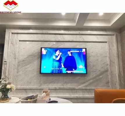 Natuursteen op maat gesneden Foshan Grieks Jazz Wit marmeren plaat met gepolijste afwerking