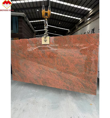 Moderne ijzeren Baltische rode granieten keuken countertop en trap ontwerp in multi kleur rood