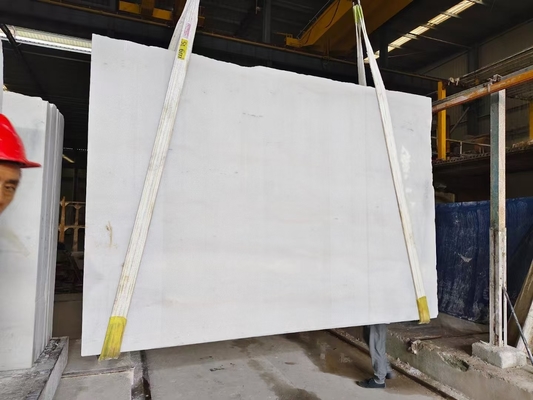 Big Slab Indoor Grade Decoration Component Lavabo Natuurlijke Macedonië Witte Marmeren Floor Tile
