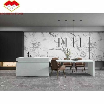 Wit Onyx Slab Marmeren Type voor Luxe Keuken Borden en Wand Ontwerp van Yunfu