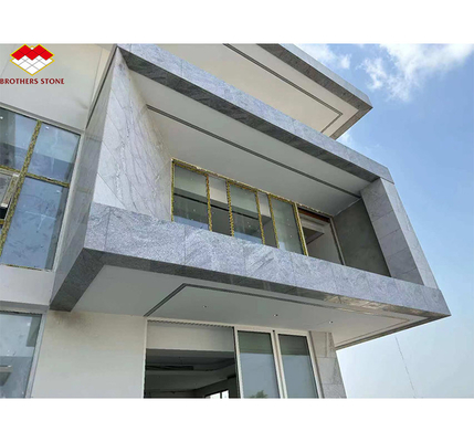 Moderne Calacatta witte granieten platen voor interieur trappen, trappen en muurontwerp