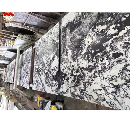 Moderne blauwe granieten plaat gepolijst voor hotel- en woningversiering in Brothers Stone