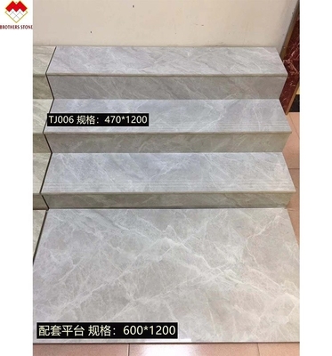 Gelaste gepolijste keramische vloertegels Goedkope prijzen vol lichaam 1200*470mm porseleinen traptegels in China
