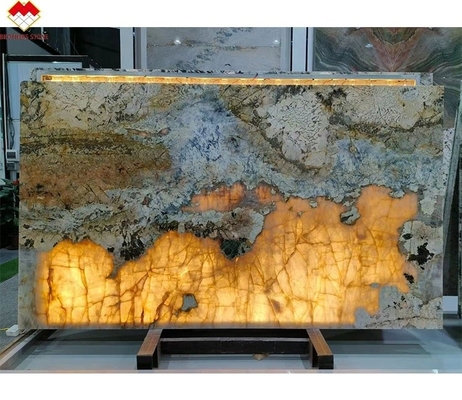 Alpinus Super Crystal White Quartzite Exotic Big Slab voor modern villa design