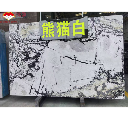 Hotel &amp; Home Design Big Slab Panda Wit Granite Zwarte aders Keukenborden