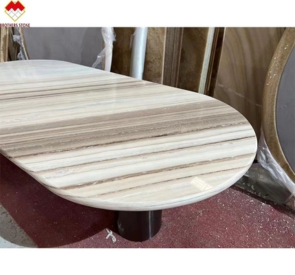 Palissandro Blauwe Marmeren Tafel Top Moderne Eettafel met tekening en 180*90cm Grootte