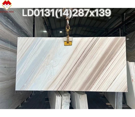 Palissandro Blauwe Marmeren Tafel Top Moderne Eettafel met tekening en 180*90cm Grootte