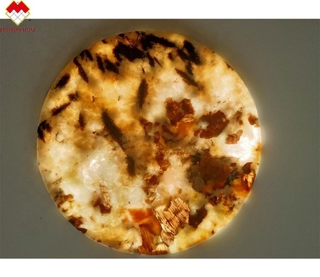 Gepolijst tafelgerei met 18 20 mm Lumi Stone Onyx Mat Theekopjes en Onyx Marmeren Achterhoeken