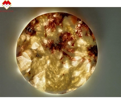 Gepolijst tafelgerei met 18 20 mm Lumi Stone Onyx Mat Theekopjes en Onyx Marmeren Achterhoeken