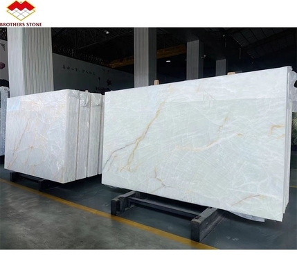 Translucent Cristallo Countertop Onyx Marmeren Tafel in Moderne Ontwerp voor Luxe Eten