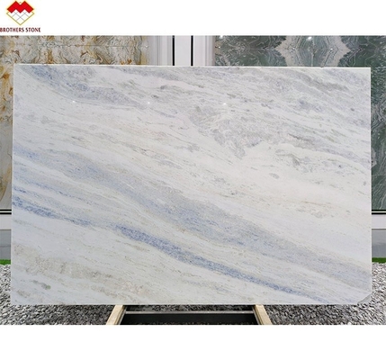 Moderne Onyx Marmer Type Translucent Blauwe Schaduw Quartzitslaag voor woonkamer